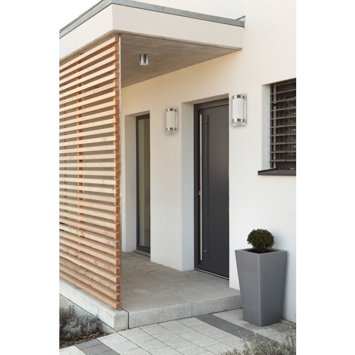 LCD 060SEN Zewnętrzny kinkiet Stal nierdzewna, 1-punktowy, Czujnik ruchu