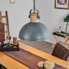 Orny Lampa Wisząca Niebeieski, Szary, 1-punktowy