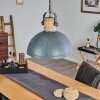 Orny Lampa Wisząca Niebeieski, Szary, 1-punktowy