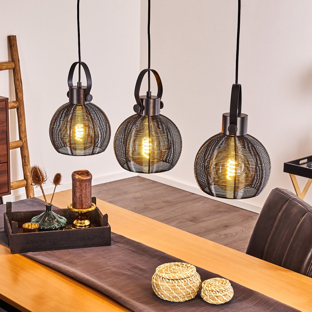 Espada Lampa Wisząca Czarny, 3-punktowe main product photo