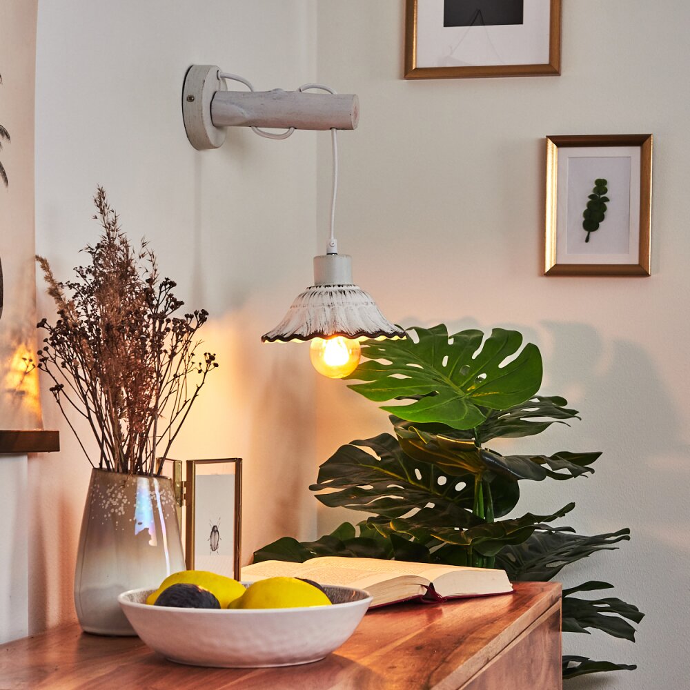 Lomas Lampa ścienna Biały, 1-punktowy main product photo