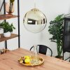 Degevos Lampa Wisząca Złoty, Przezroczysty, 1-punktowy