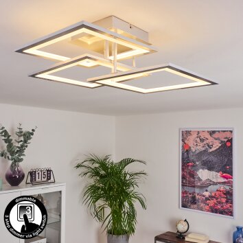 Marcus Lampa Sufitowa LED Srebrny, 1-punktowy Marcus Lampa Sufitowa LED Srebrny, 1-punktowy