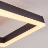 Pourao Lampa Sufitowa LED Czarny, Biały, 1-punktowy, Zdalne sterowanie