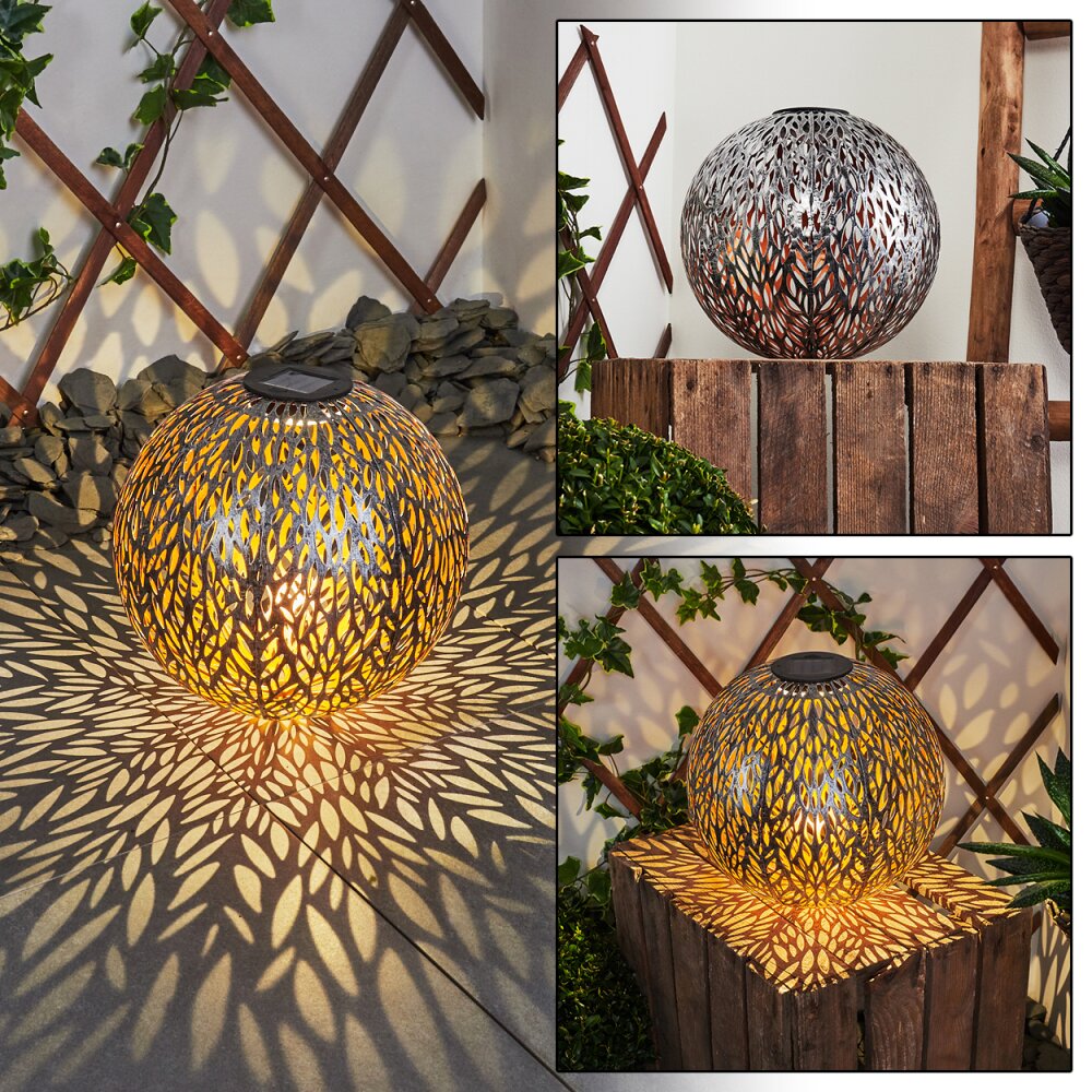 Samoao Lampa solarna LED Miedź, Czarny, Srebrny, 1-punktowy main product photo
