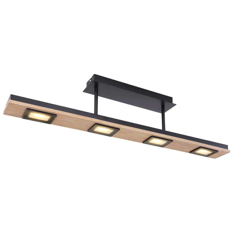 Globo JOYA Lampa Sufitowa LED Czarny, 4-punktowe main product photo