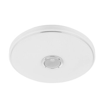 Eglo MILAZZO Lampa Sufitowa LED Biały, 1-punktowy, Zdalne sterowanie, Zmieniacz kolorów