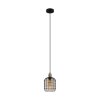 Eglo CHISLE Lampa Wisząca Oksydowane, Czarny, 1-punktowy