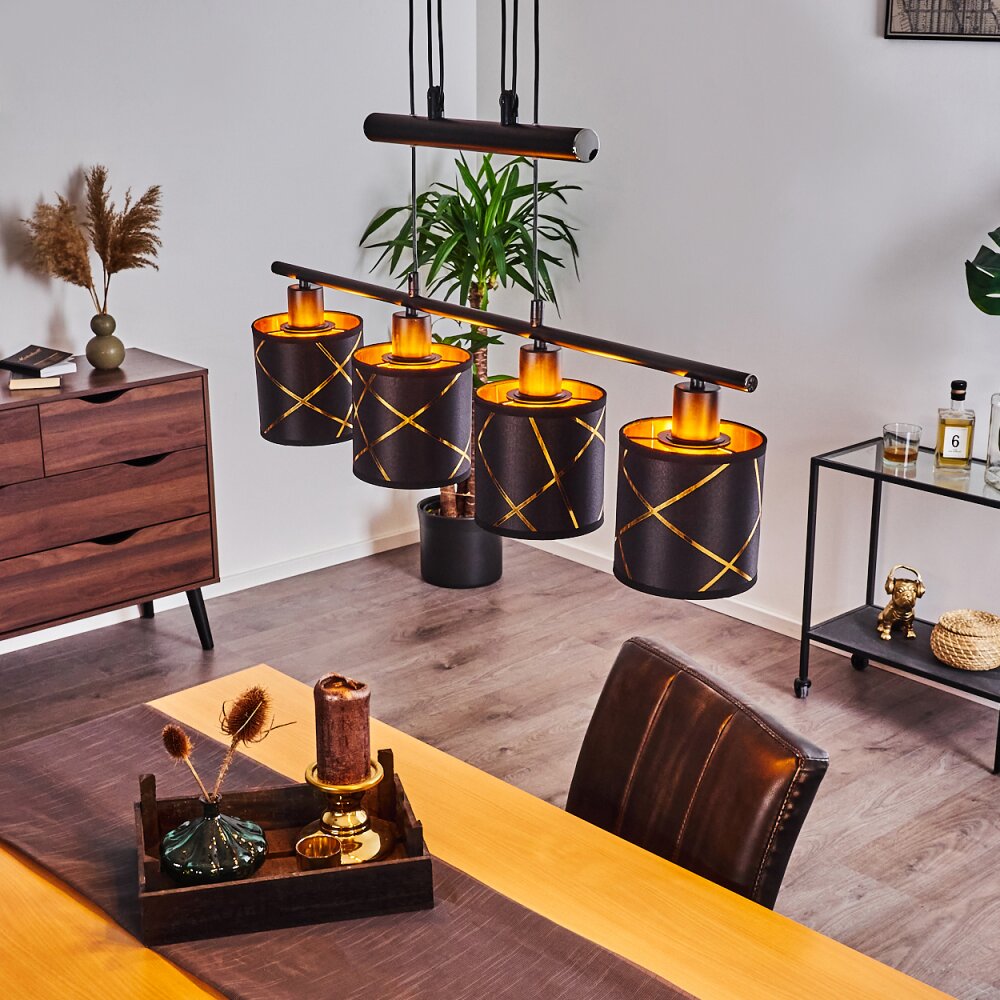 Opatija Lampa Wisząca Czarny, 4-punktowe main product photo