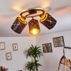 Opatija Lampa Sufitowa czarny, 3-punktowe