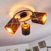 Opatija Lampa Sufitowa czarny, 3-punktowe