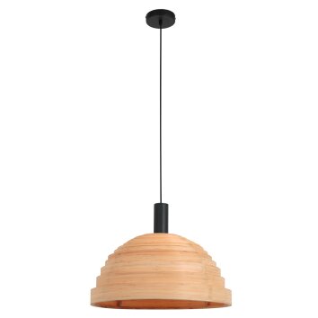 Steinhauer Veneer Lampa Wisząca Czarny, 1-punktowy