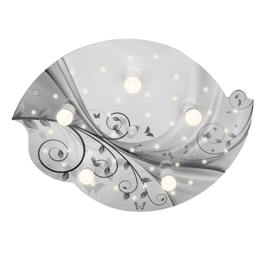 Elobra SARAH PHANTASIE Lampa Sufitowa Srebrny, 5-punktowe main product photo