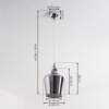 Batouna Lampa Wisząca Srebrny, 1-punktowy