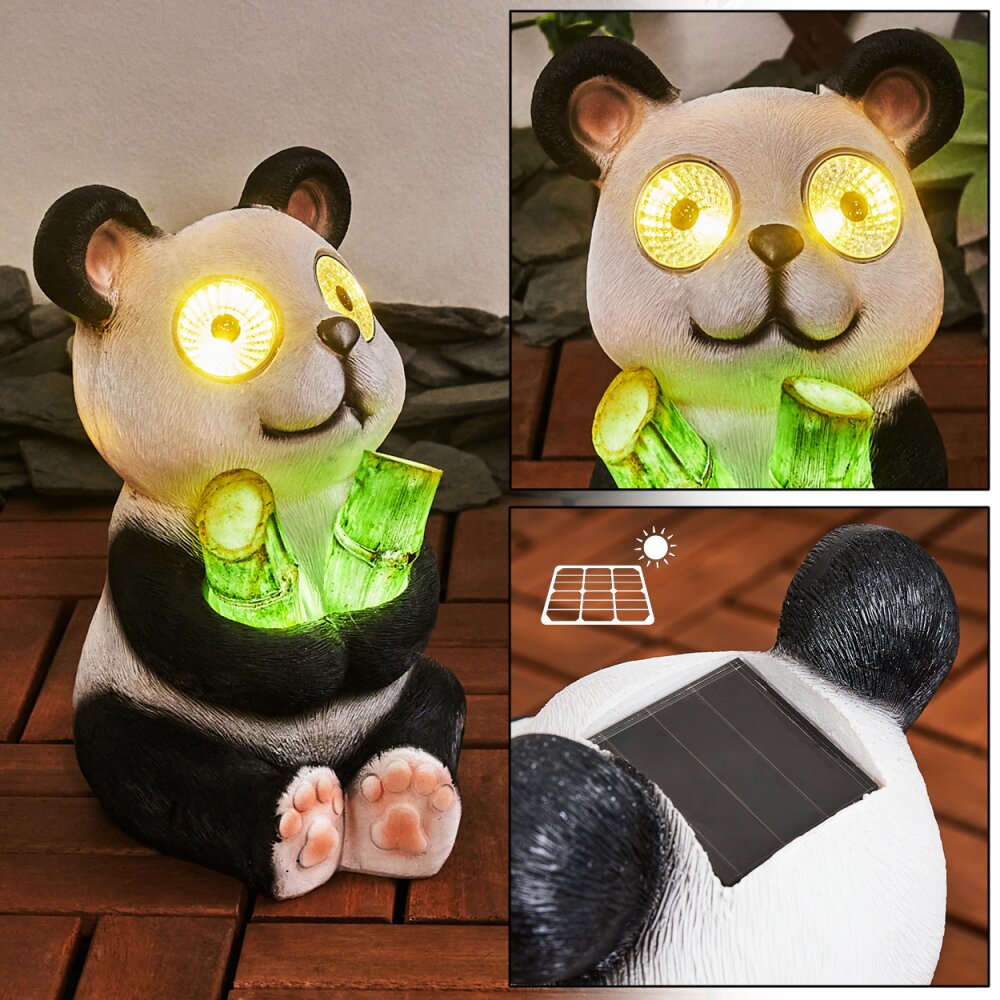 Pandia Lampa solarna LED Zielony, Różowy, Czarny, Biały, 2-punktowe main product photo