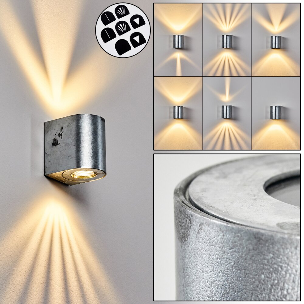 Mora Zewnętrzny kinkiet LED Nikiel matowy, 2-punktowe main product photo