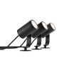 Philips Hue Ambiance White & Color WACA Lily oprawa 3 sztuki zestaw podstawowy LED Czarny, 1-punktowy, Zmieniacz kolorów