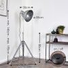 Svanfolk industrial Lampa Stojąca szary, 1-punktowy