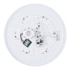 Globo SULLY Lampa Sufitowa LED Biały, 1-punktowy, Zdalne sterowanie, Zmieniacz kolorów