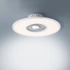 Leuchten Direkt FLAT-AIR wentylator sufitowy LED Srebrny, 1-punktowy, Zdalne sterowanie