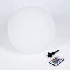 Ykullen Lampy solarne LED Czarny, 1-punktowy, Zdalne sterowanie, Zmieniacz kolorów