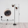 Pretoria Lampa Stojąca Złoty, Czarny, 2-punktowe