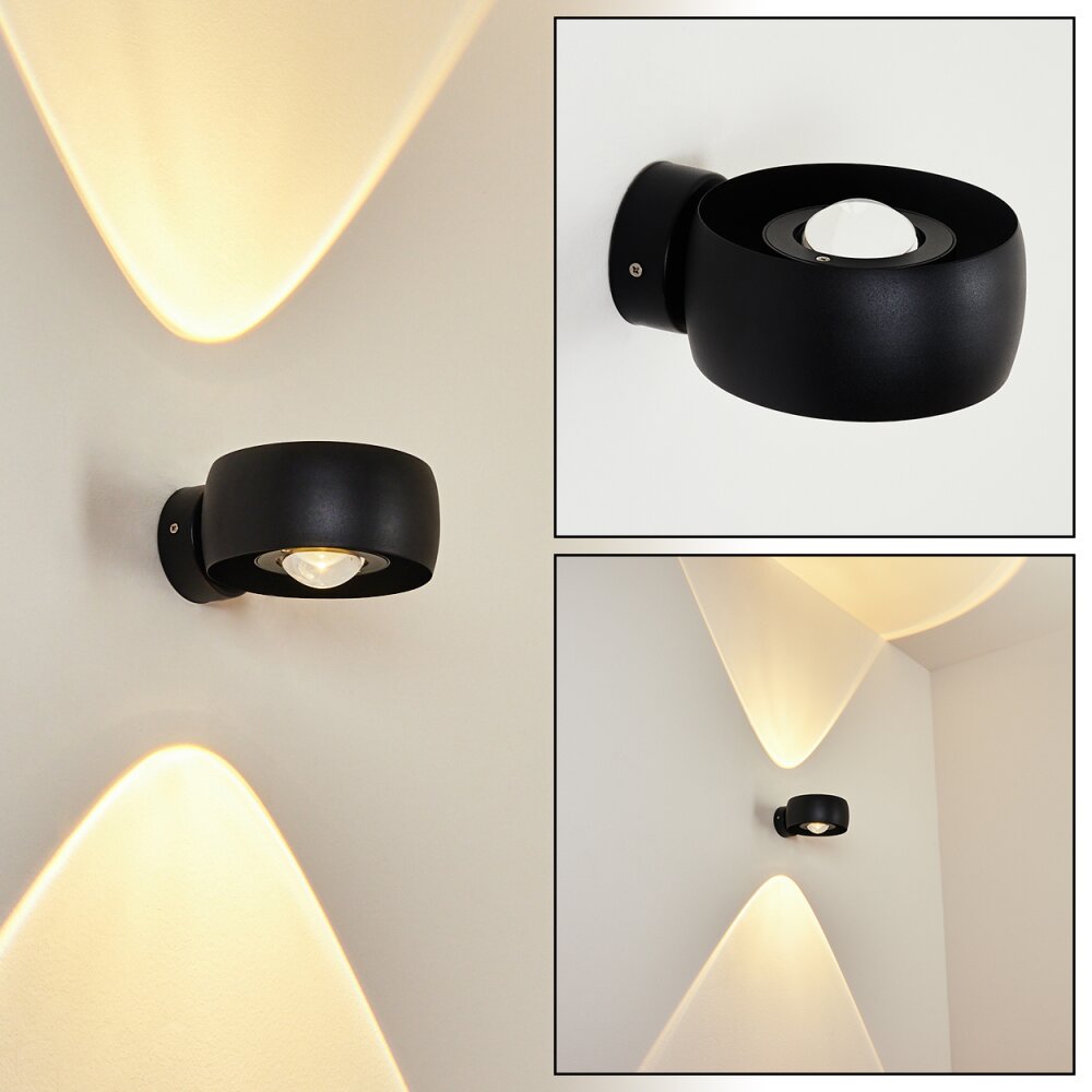 Andersro Zewnętrzny kinkiet LED Czarny, 2-punktowe main product photo