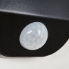 Bondarp Lampy solarne LED Czarny, 1-punktowy, Czujnik ruchu