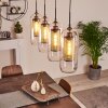 Crucible Lampa Wisząca Szary, Czarny, 4-punktowe