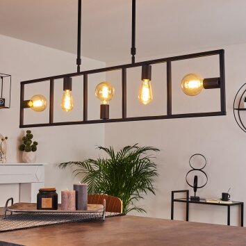 Nanbong Lampa Wisząca czarny, 5-punktowe