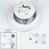 Chaville wentylator sufitowy LED Biały, 1-punktowy, Zdalne sterowanie