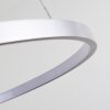 Canisteo Lampa Wisząca LED Srebrny, 2-punktowe, Zdalne sterowanie, Zmieniacz kolorów