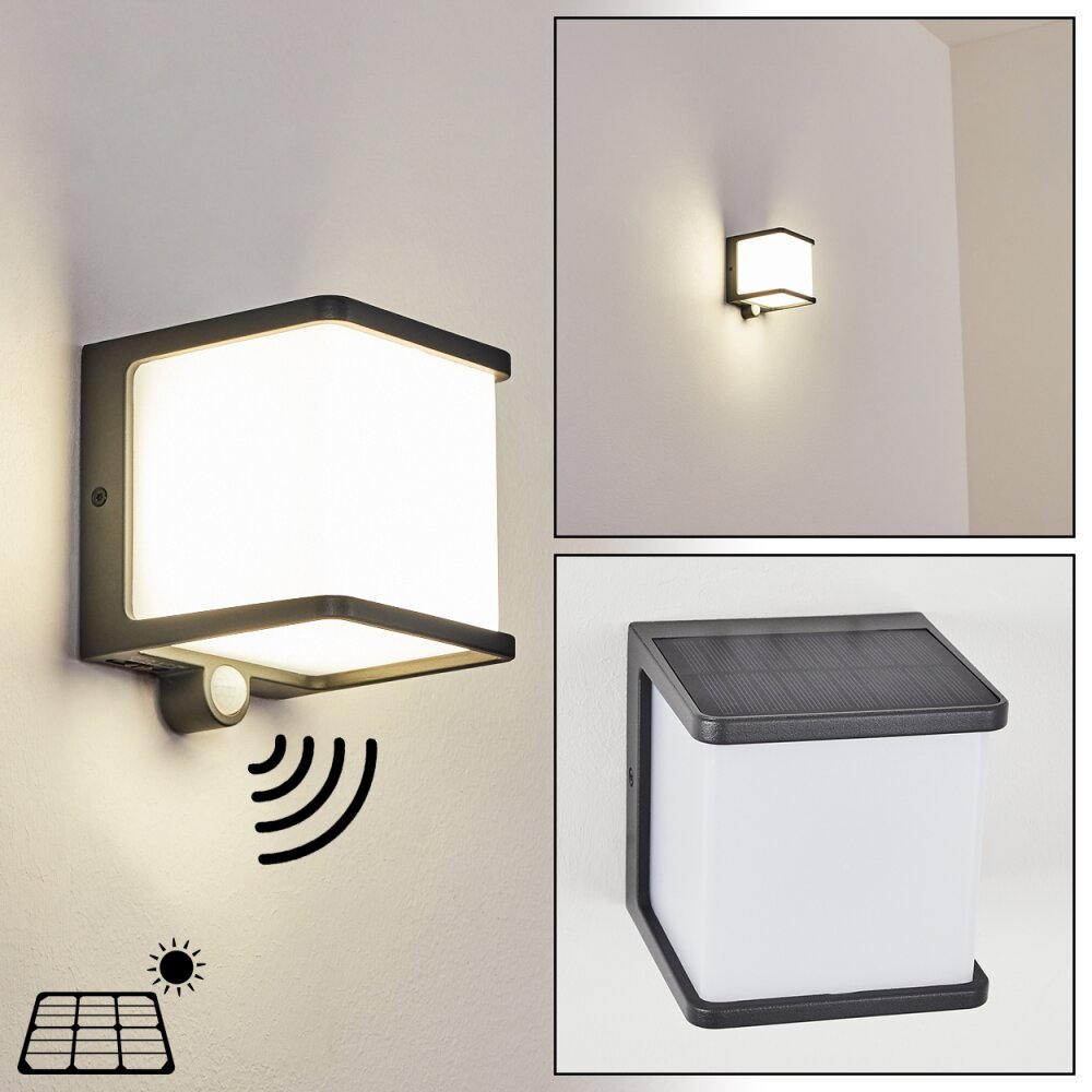 Burseryd Lampy solarne LED Antracytowy, 1-punktowy, Czujnik ruchu main product photo