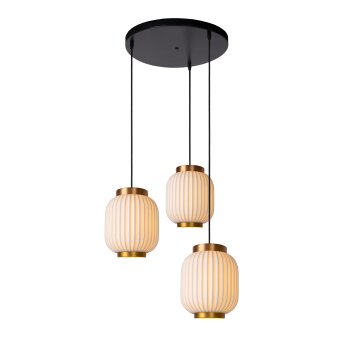 Lucide GOSSE Lampa Wisząca czarny, 3-punktowe
