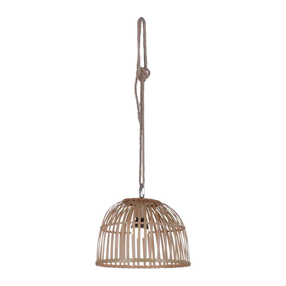 Leuchten Direkt DAVID Lampa Wisząca LED Brązowy, 1-punktowy, Zdalne sterowanie, Zmieniacz kolorów main product photo