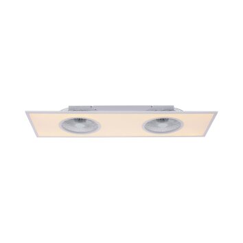 Leuchten Direkt FLAR-AIR wentylator sufitowy LED Biały, 1-punktowy, Zdalne sterowanie