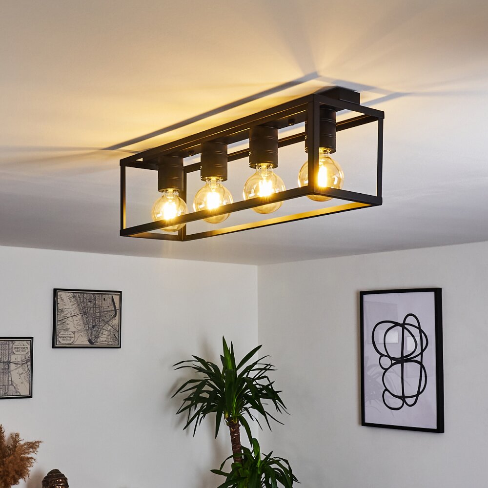 Salla Lampa Sufitowa Czarny, 4-punktowe main product photo