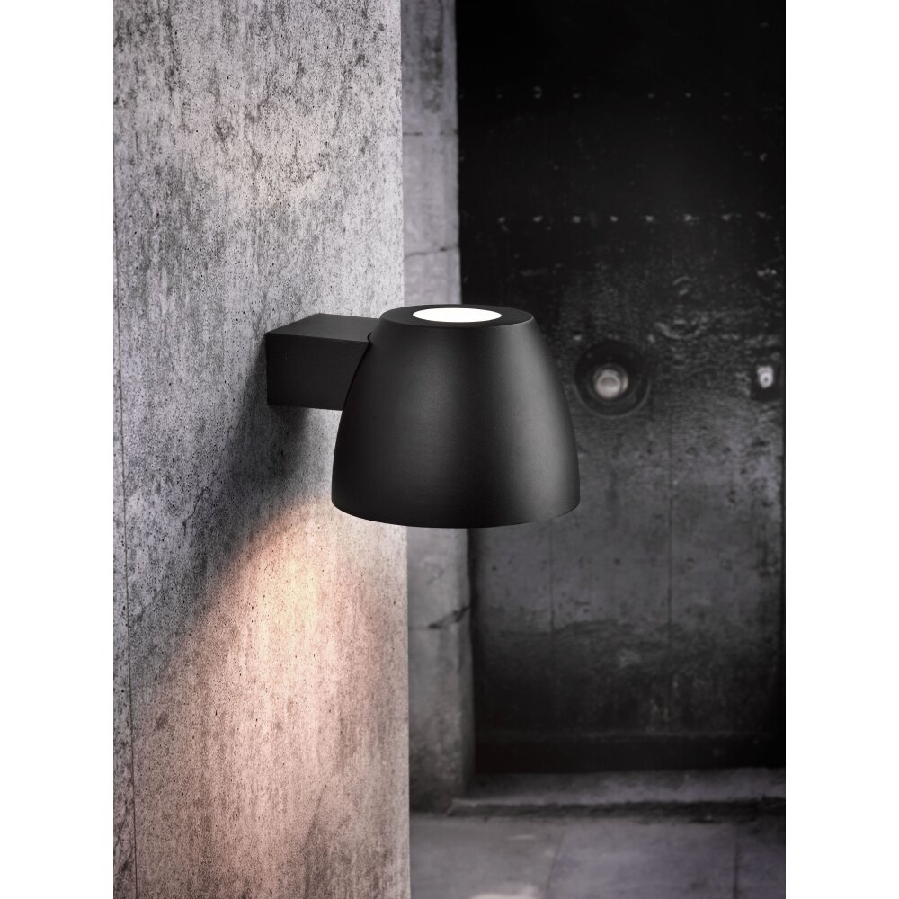 Nordlux BELL Zewnętrzny kinkiet Czarny, 1-punktowy main product photo