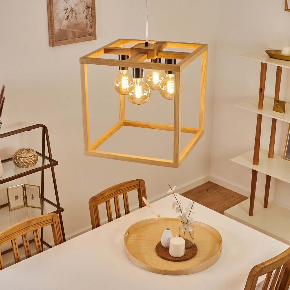 Torreglia Lampa Wisząca Jasne drewno, 4-punktowe main product photo