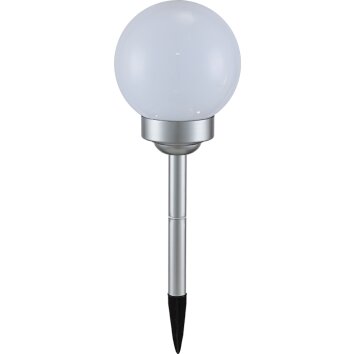 Globo Lampy solarne LED Srebrny, 2-punktowe