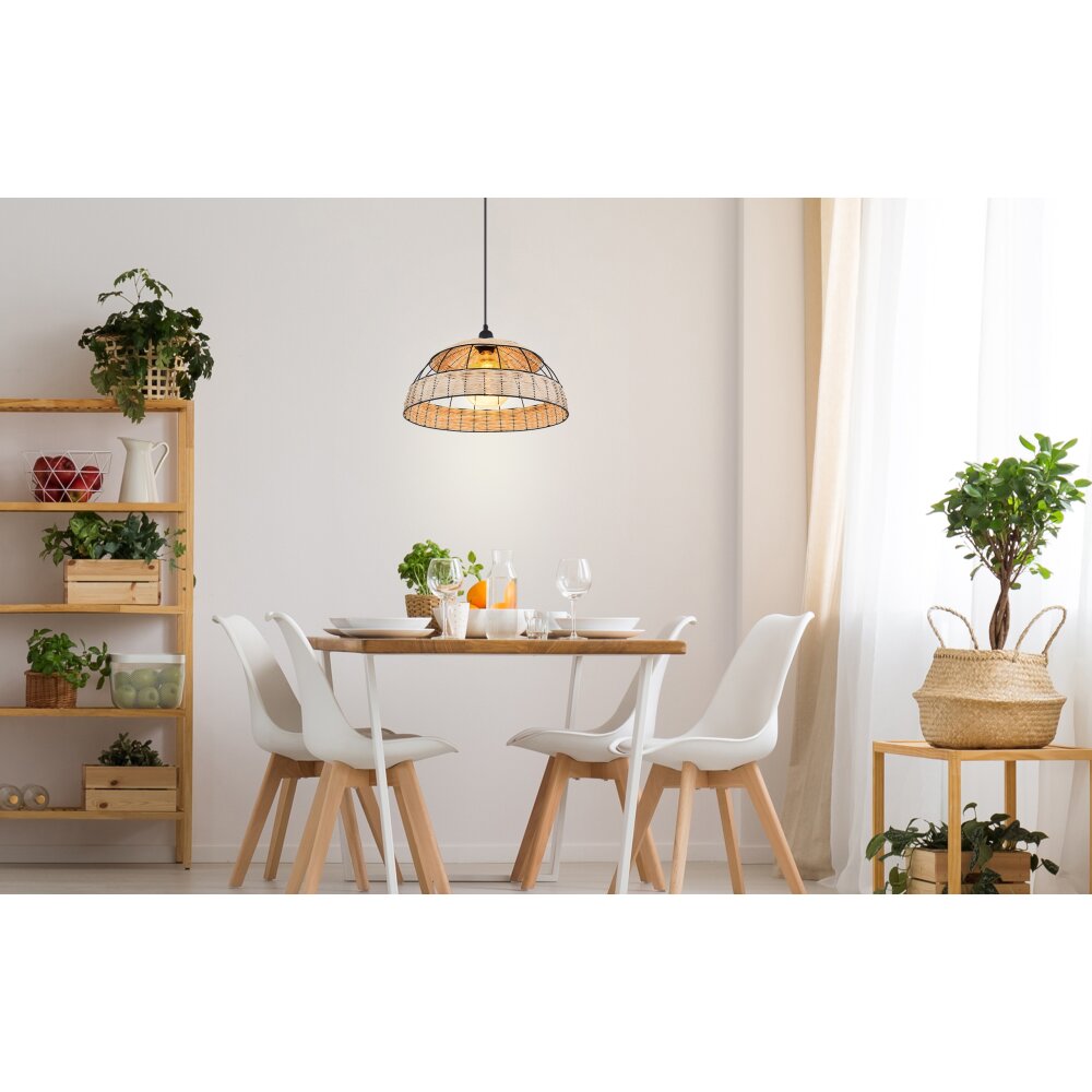Globo STRAHLER Lampa Wisząca Czarny, 1-punktowy main product photo