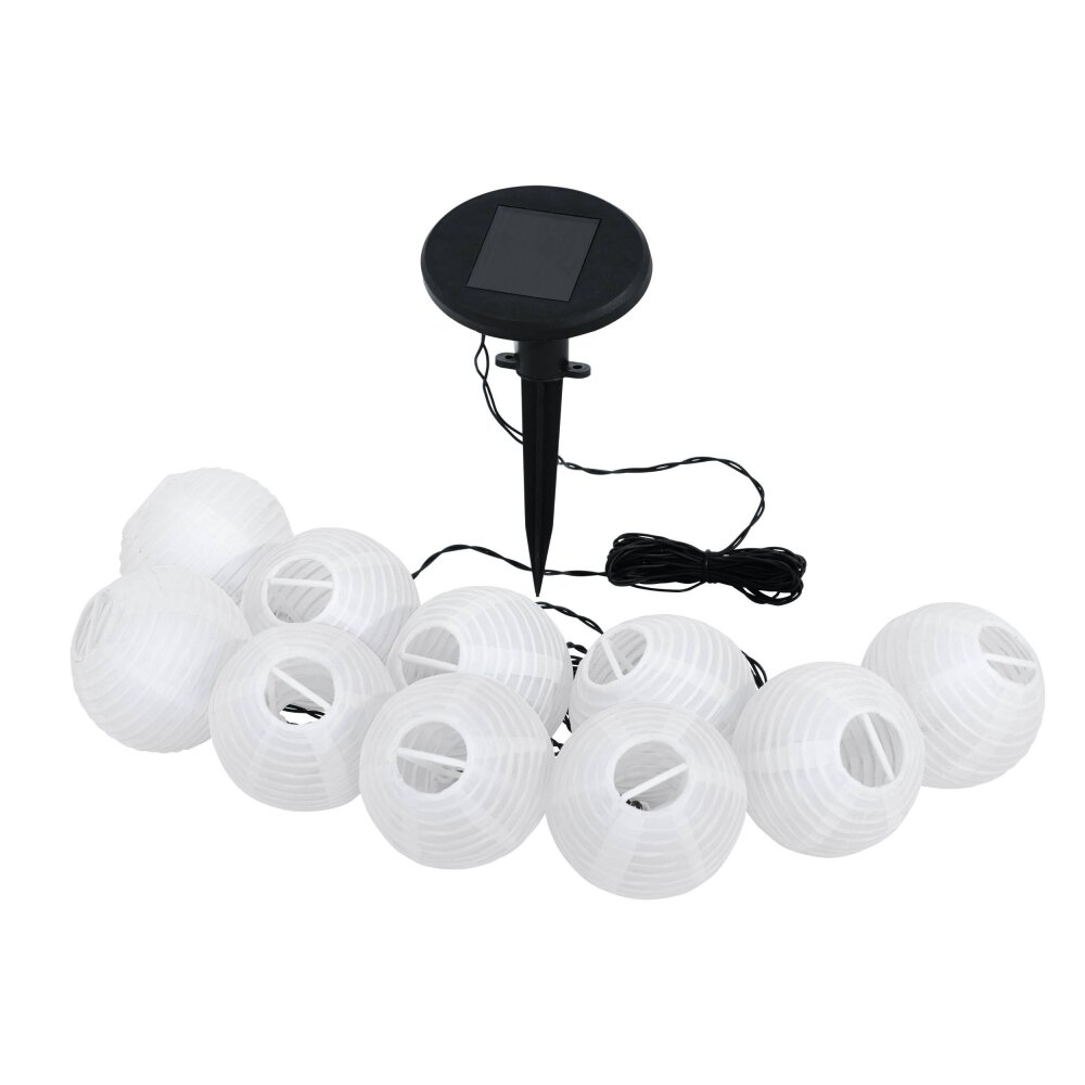 Eglo BALL listwa solarna LED Czarny, 10-punktowe main product photo