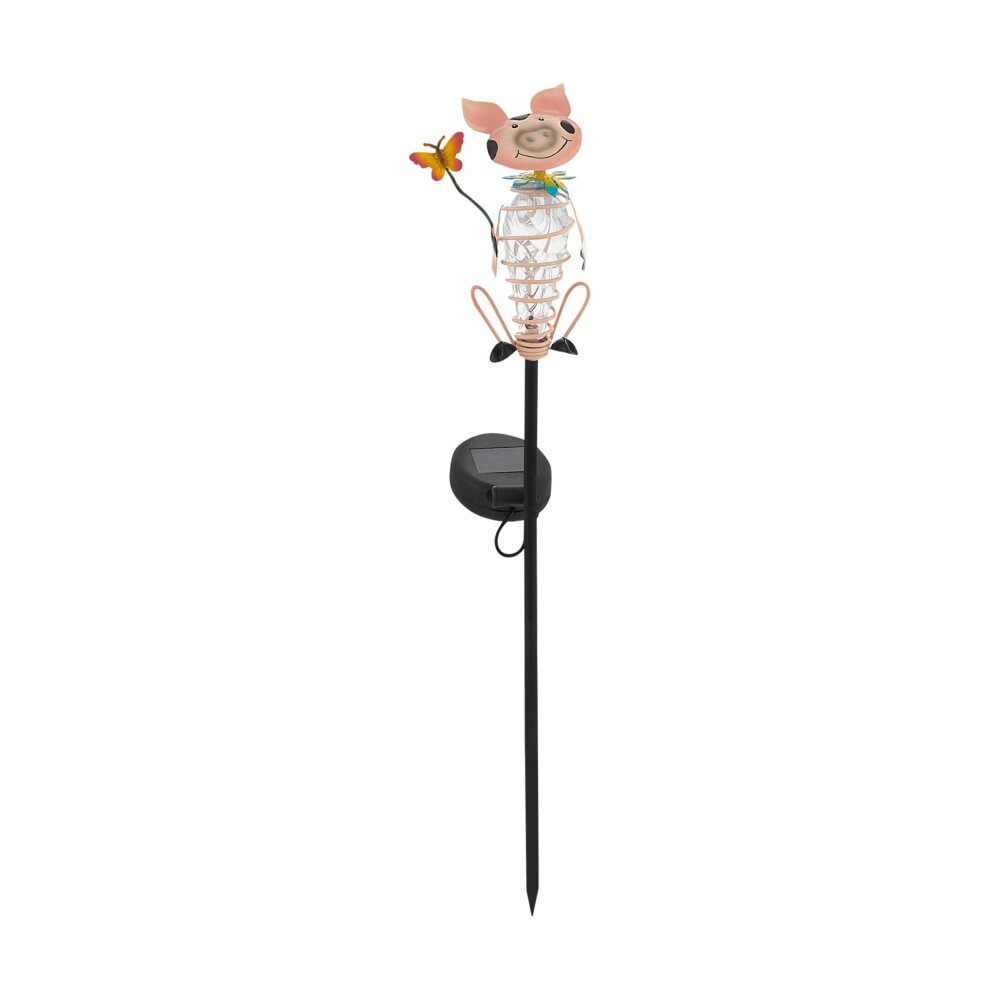 Eglo SCHWEINCHEN Lampa solarna LED Czarny, 4-punktowe main product photo