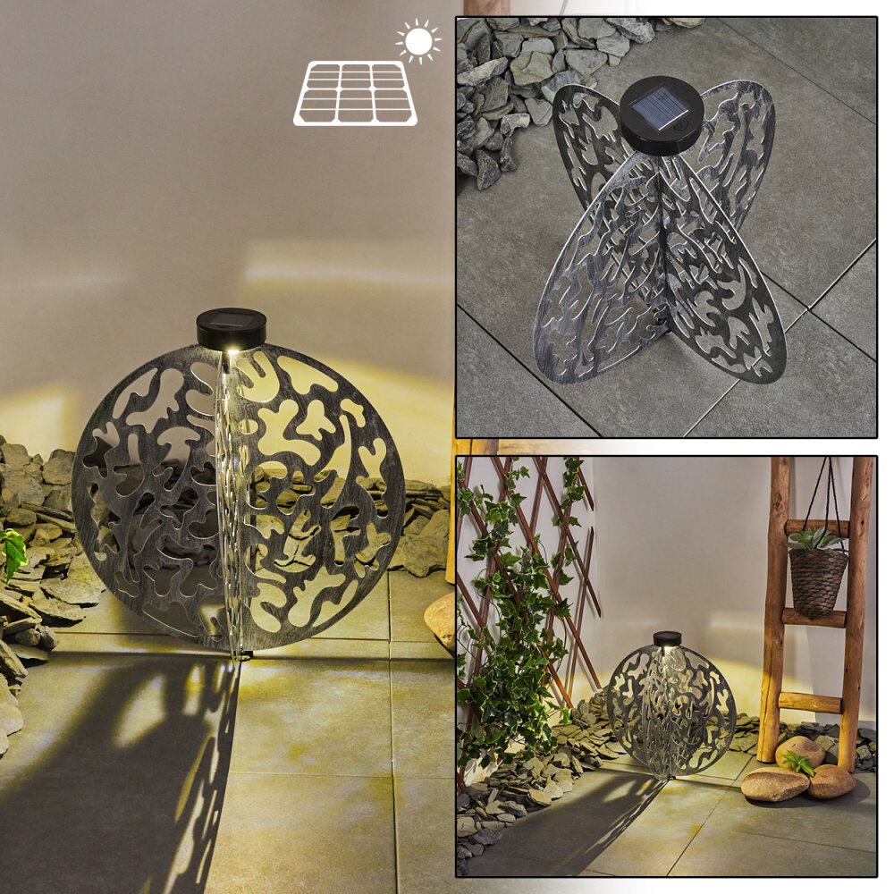 Mesan Lampy solarne LED Czarny, Srebrny, 1-punktowy main product photo