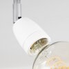 Musland Lampa Sufitowa Chrom, Biały, 4-punktowe