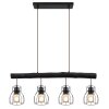 Globo MINA Lampa Wisząca Czarny, 4-punktowe