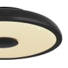 Globo RAFFY Lampa Sufitowa LED Czarny, Biały, 1-punktowy, Zdalne sterowanie, Zmieniacz kolorów