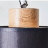 Brilliant Vonnie Lampa Sufitowa Jasne drewno, Czarny, 4-punktowe