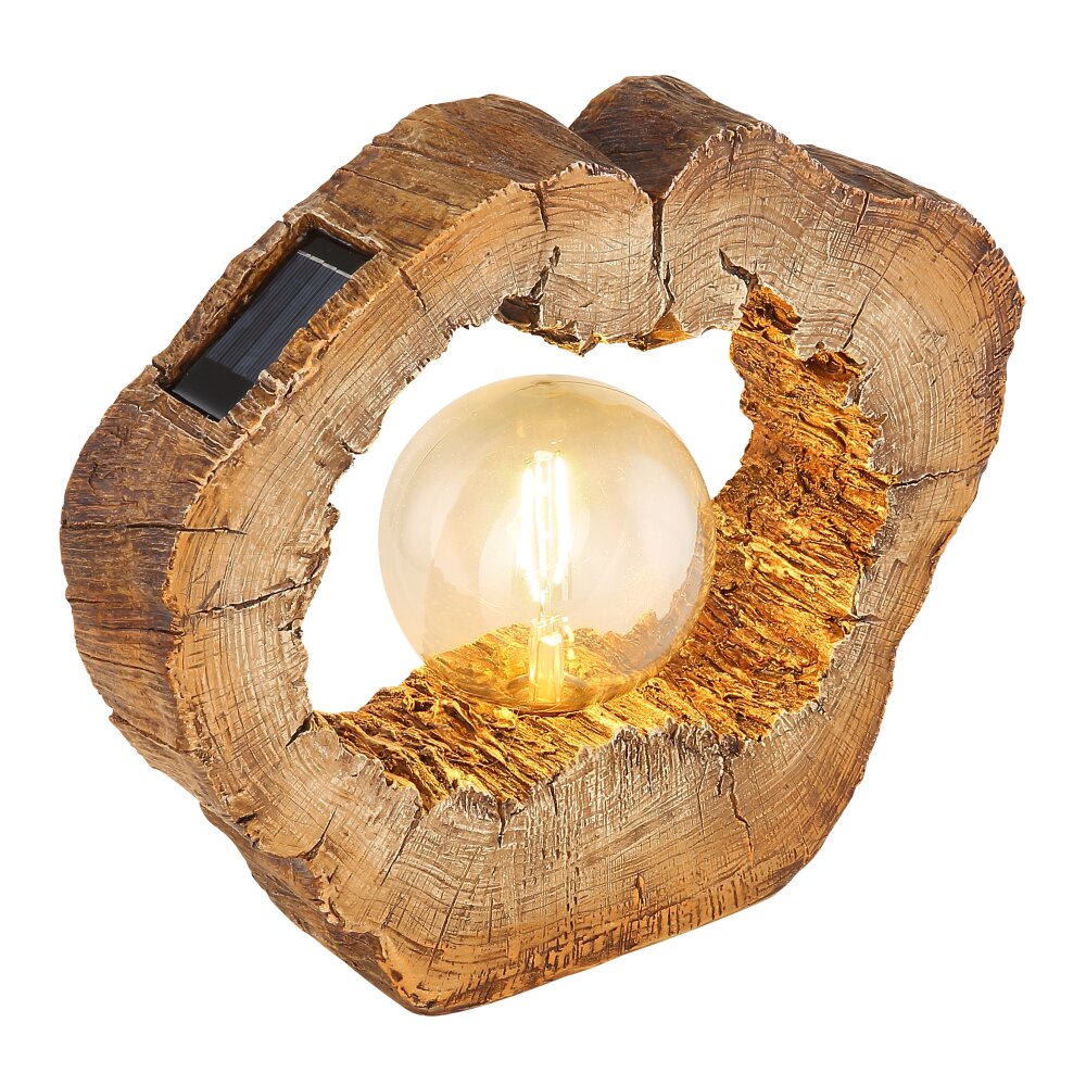 Globo BAUM Lampa solarna LED Brązowy, 1-punktowy main product photo
