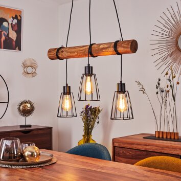 Canedo Lampa Wisząca brązowy, 3-punktowe